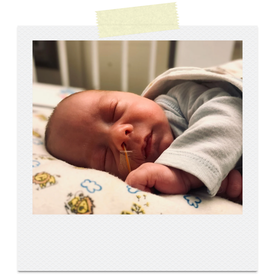 Quiet Moments in His Crib